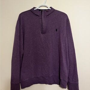 Polo by Ralph Lauren Men's Crewneck Sweater in Deep Purple